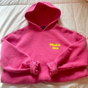 White Fox Boutique Pink Hoodie